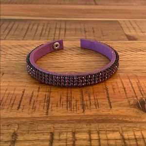 swarovski crystal | magenta crystal bracelet